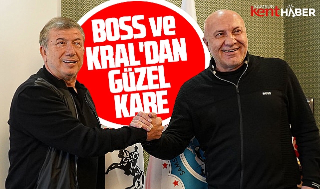 Yüksel Yıldırım ve Tanju Çolak Samsunspor için el ele verdi
