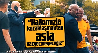 Samsun'da Atakum Belediye Başkanı Serhat Türkel esnaf ve vatandaşı gezdi