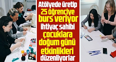 Samsun'da CHP İl Kadın Kolları kurduğu atölye ile destek sağlıyor