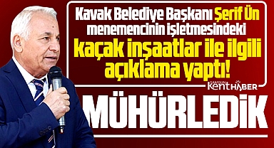 Samsun'da kaçak yapı yapan menemenci ile ilgili Şerif Ün'den açıklama!