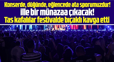 Samsun'da Kültür Yolu Festivali Ebru Yaşar konserinde bıçaklı kavga çıktı
