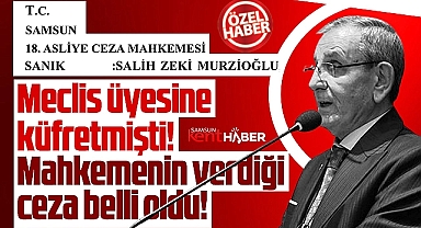 Samsun'da meclis üyesine küfür eden STSO Başkanı mahkemeden ceza aldı!