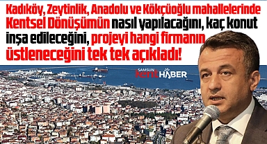 Samsun İlkadım'da 4 mahallede Kentsel Dönüşüm nasıl yapılacak? İşte detaylar