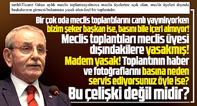 Samsun TSO Meclis toplantılarına üyeler dışında girilmesi yasak! Basın dahil!
