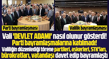 Samsun Valisi Tavlı, bayramda 'devlet adamı' nasıl olunur gösterdi!