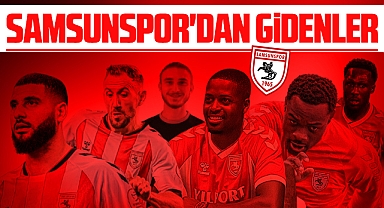 Samsunspor'dan 6 futbolcu ayrıldı! İşte o isimler!