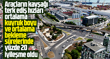 Samsun'da Gençlik Parkı Kavşağı düzenlemesi ile trafikte yüzde 20 iyileşme oldu