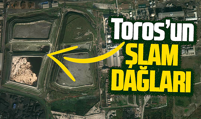 Samsun'da gübre fabrikasının depoladığı şlam atıkları dağ gibi oldu!