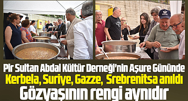 Samsun'da PSKAD'ın aşure gününde Kerbela, Suriye, Gazze, Srebrenitsa anıldı