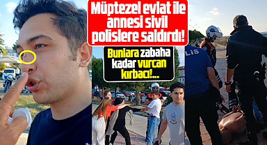 Samsun'da üzerinden uyuşturucu çıkan bir kişi ile annesi sivil polislere saldırdı