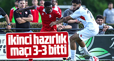 Samsunspor'un Telstar ile oynadığı hazırlık maçı 3-3 bitti
