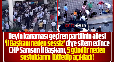 CHP Samsun İl Başkanı Ayhan Abdik olayında neden sustuklarını açıkladı!