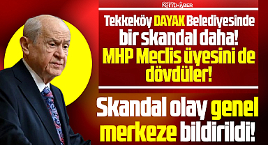 MHP Samsun meclis üyesinin tokatlanması olayını genel merkeze bildirdi