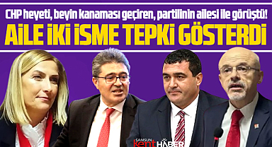 Samsun'a gelen CHP heyetinin yanında Abdik ailesi iki isme tepki gösterdi