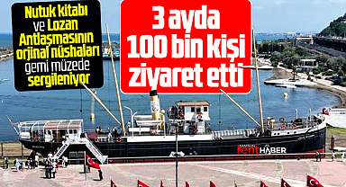 Samsun'da Bandırma Gemi Müzesi ziyaretçi akınına uğruyor! 100 bin kişi gitti