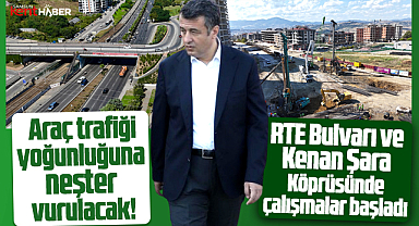 Samsun'da iki noktada araç yoğunluğuna neşter vuracak çalışma başladı!