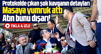 Samsun'da Suat Kılıç ile tartışan başkandan şok sözler! Atın bunu dışarı