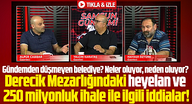 Samsun Gündemi canlı yayında kent gündemindeki son gelişmeler değerlendirildi