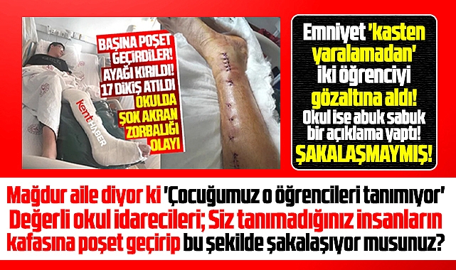 Samsun'da akran zorbalığı iddiasına okuldan açıklama! Şakalaşıyorlardı!