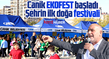 Samsun'da şehrin ilk doğa festivali! Canik EKOFEST başladı