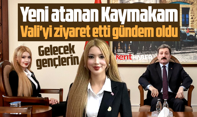 Samsun'un Ladik ilçe Kaymakamı Tuğçe Orhan güzelliği ile gündem oldu