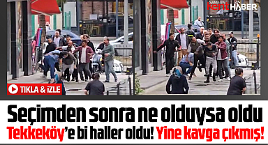 Samsun'un Tekkeköy ilçesinde yine kavga çıkmış!