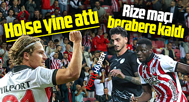 Süper Lig'de Samsunspor Rizespor maçı 1-1 bitti