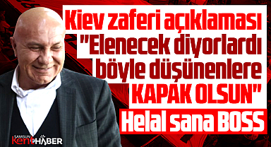 Yüksel Yıldırım'dan Kiev zaferi açıklaması! Elenecek diyenlere kapak olsun!