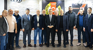 İlkadım Belediye Başkanı Kurnaz, 19 Mayıs Gazeteciler Cemiyetini ziyaret etti