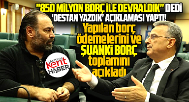 İlkadım Belediye Başkanı Kurnaz, devraldıkları borç ve ödenen borçları açıkladı