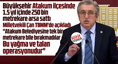 Samsun Büyükşehir'in Atakum'da sattığı arazilerle ilgili Murat Çan'dan açıklama