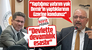Samsun Büyükşehir Komisyon toplantısında Demir ve yatırım polemiği çıktı!