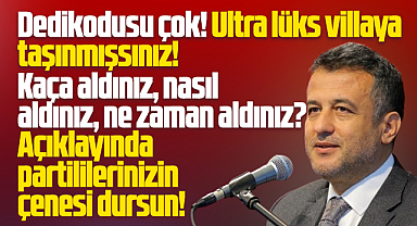 Samsun'da ultra lüks villaya taşınan başkan Halit Doğan'mış!