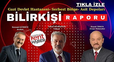 Samsun'un sorunları Bilirkişi Raporu canlı yayınında masaya yatırıldı