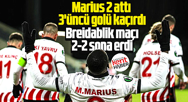 Samsunspor İzlanda'da Breidablik takımı ile 2-2 berabere kaldı