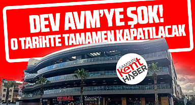 Samsun'da dev AVM'ye şok! O tarihte tamamen kapatılacak!
