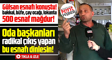 Samsun'da Gülsan Sanayi Sitesinde esnaf konuştu! 500 esnaf mağdur edildi!