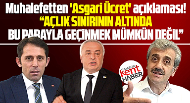 Samsun'da muhalefetten asgari ücret açıklaması! Geçinmek mümkün değil!