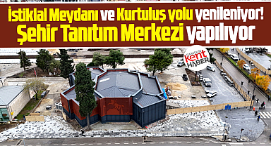 Samsun Valiliği önündeki meydan yenileniyor! Samsun Tanıtım Merkezi yapılıyor
