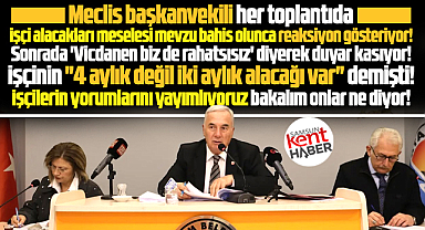 Atakum Belediyesi Meclis Başkanvekili Taşkın'a maaş alamayan işçilerden tepki!