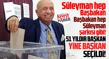 Bafra Şoförler Odası'na 51 yıldır başkan olan Genççakır yeniden seçildi