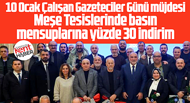 Canik Belediye Başkanı Sandıkçı 10 Ocak Gazeteciler Günü etkinliği düzenledi