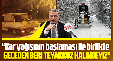 İlkadım Belediye Başkanı Kurnaz'dan kar temizleme çalışmaları açıklaması