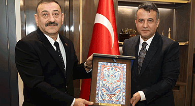 Metin Sinecek ve yönetim kurulu Halit Doğan'ı ziyaret etti