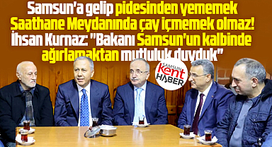 Samsun'a gelen İçişleri Bakanı Yerlikaya, kentin kalbi İlkadım'da ağırlandı