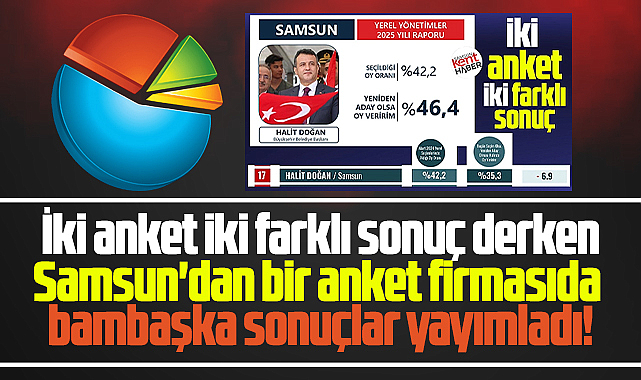 Samsun Büyükşehir Başkanı Doğan ile ilgili üç ayrı anket sonucu yayımlandı