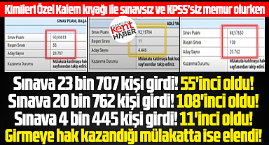 Samsun'da bir yanda mülakatta elenenler bir yanda sınavsız memur olanlar!