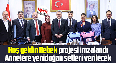 Samsun'da İlkadım Belediyesi Hoş Geldin Bebek projesini imzaladı