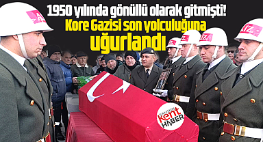 Samsun'da Kore Gazisi Ali Gümüş'ün cenazesi toprağa verildi
