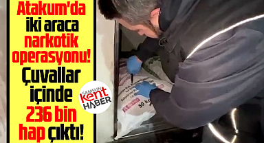 Samsun'da narkotik operasyonu! Çuvallar dolusu uyuşturucu hap çıktı!